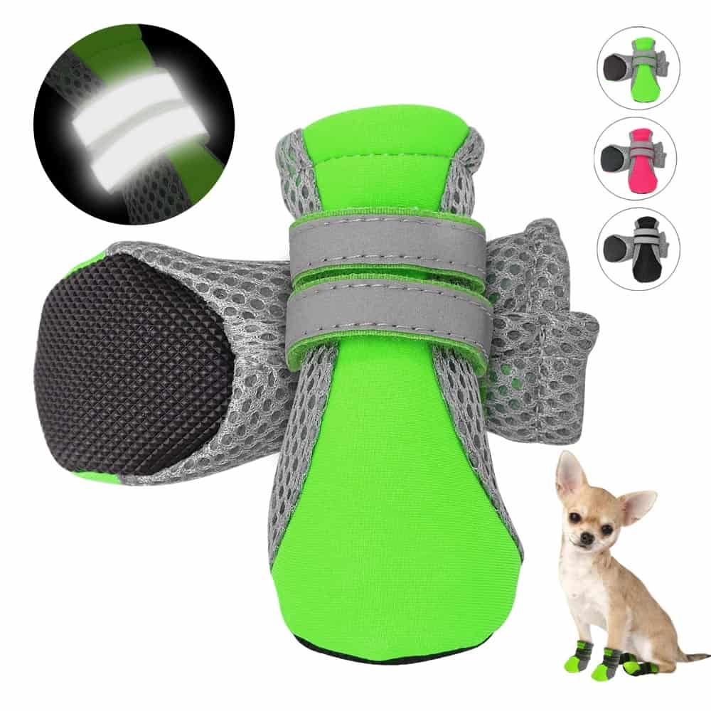 Breathable Dog Boots Double Straps