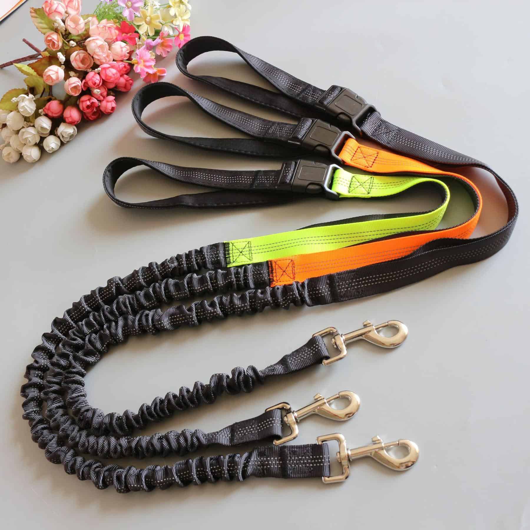 Hands-free Dog Running Leash with Pouch