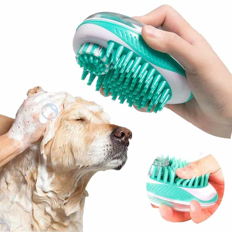 Dog Bathing Brush Shampoo